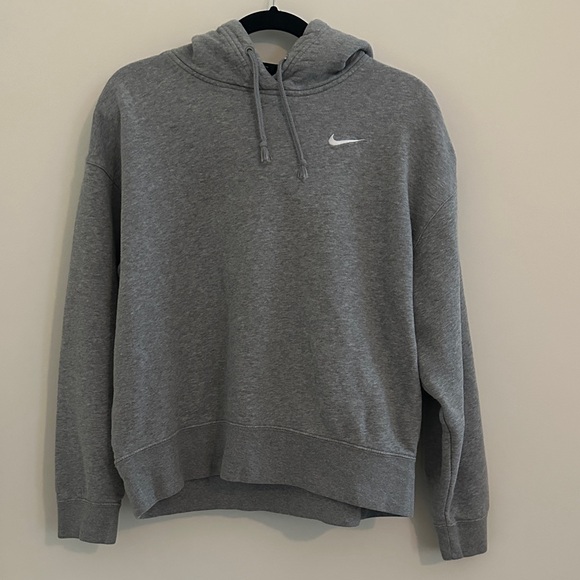 Nike Heather Gray Hoodie women’s size medium - Picture 1 of 6